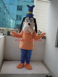 ADULT DELUXE GOOFY DOG MASCOT COSTUME FANCY DRESS ENTERTAINMENT MICKEY