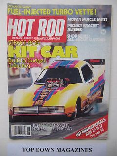 Hot Rod June 1979 Street Rod Kit Car T Bucket F I Turbo Vette