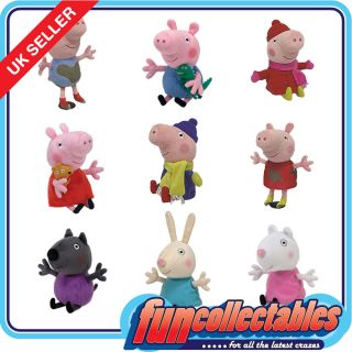 Ty Peppa Pig, George & Friends   Choose Your 6 Inch Character Soft