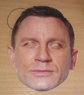 Daniel Craig mask (card)   James Bond