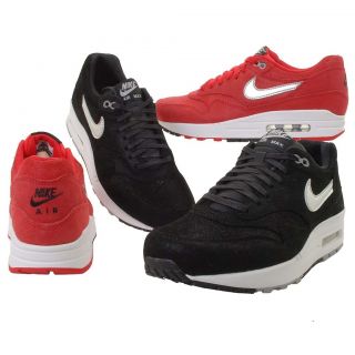 Nike Wmns Air Max 1 Premium Black / Red Womens Running Shoes From $109