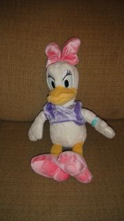 16  Daisy Duck Pink Bow & Shoes Lilac Shirt Stuffed