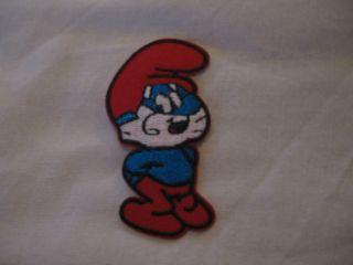 3pcs H&M licensed Smurf Papa Smurf iron on Embroidery Patch Set