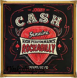 Johnny Cash Rockabilly Tattoo Biker Punk Pinup Retro Country Sourpuss