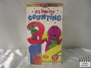Barney   Its Time For Counting VHS Barney the Dinosaur