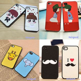 Lovers/Couple s Cute Lovely Hard Back Case Cover For iPhone 4 4G 4S