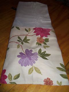 Made Bed Skirt of Croscills Rhapsody Floral Fabric  Full or King