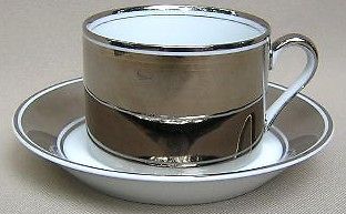 Fitz & Floyd Platinum Rondelet Cup & Saucer Set(s)