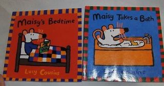 Lucy Cousins TV Show Mouse Rat Book Lot Maisy Takes a Bath Maisys
