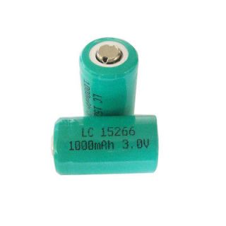 2pcs CR2 Li ion 1000mAh 15266 3.0V Rechargeable Battery