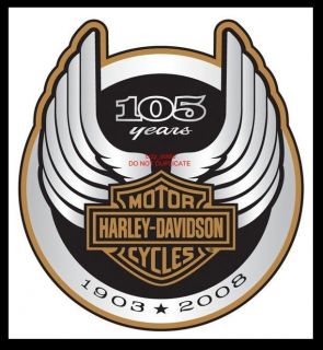 HARLEY DAVIDSON 105TH ANNIVERSARY LOGO DECAL **NEW**