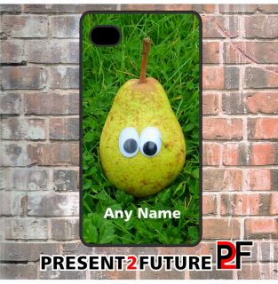 or White Cool Funny Apple Mac PEAR Apple iPhone 4 4s 5 case cover