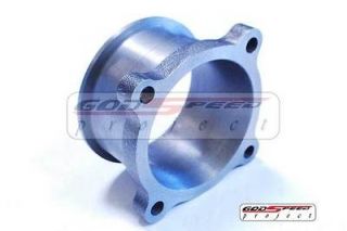inch wide diameter 4 bolt downpipe exhaust flange to 3 v band
