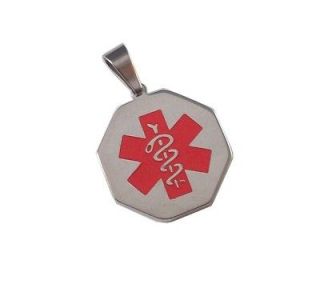 Medical Alert Custom Engraved ID MILITARY DOG tag tags Stainless Steel