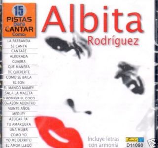 PISTAS/ALBITA 15 PISTAS PARA CANTAR CD
