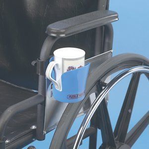 Ableware 706220001 Wheelchair Plastic Cup Holder