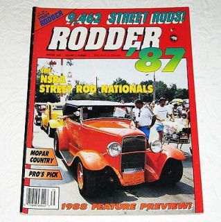 magazine Winter 1988 ~ THE NSRA Street Rod Nationals & Mopar Country