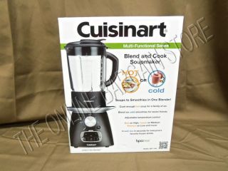 Cuisinart SBC 1000 4 Speeds Blender Soup Maker heated crock pot Cooker