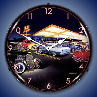 Bruce Kaiser Teds Drive In Lighted Clock