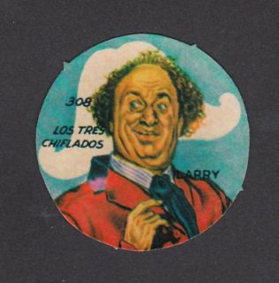 The Three Stooges Larry Rare 1960s TV Show Disc Card