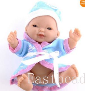 Lifelike Polymer Clay Reborn Lifelike Baby Doll With Clothes 8608