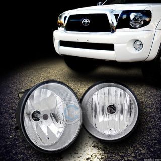 CRYSTAL CLEAR FRONT BUMPER FOG LIGHTS LAMP+SWITCH 2005 2011 TACOMA
