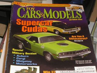 CARS & MODELS magazine & price guide april 2004 HOT WHEELS , CUDAS