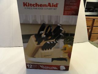 KitchenAid 12 Piece Fine Edge Cutlery Set. BRAND NEW. UN OPENED BOX.