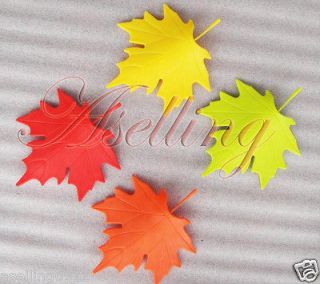 1pc Creative Design Autumn Maple Leaf Home Decor Ornament Door Stopper