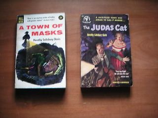 Masks, The Judas Cat/Dorothy Salisbury Davis/Vintage Paperbacks1951 52