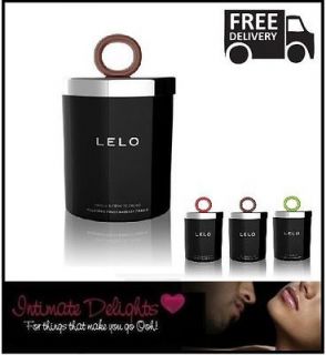 LELO Massage Candle VANILLA & CREME DE CACAO Flickering Touch Hot Wax
