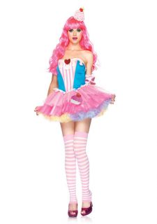 Sugar Spice Cupcake Candy Cute Sweet Strapless Halloween Costume Dress