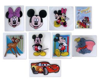 Mickey Minnie Cars Mcqueen Mario Bros Iron on Patch Party Favor Gift