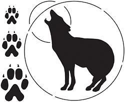 NEW Leathercraft Easy To Use Stencil 7 X 9 INCHES ~ WOLF