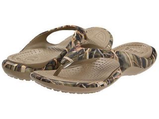 CROCS Baja Flip Flops Realtree Camo Max4 Sandals Mens 11 ~ Womens 13
