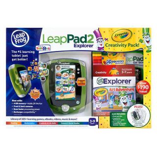 NIB LeapFrog LeapPad2 Explorer Crayola Creativity Bundle