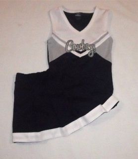 Dallas COWBOYS 2 pc Cheerleader Outfit 2T ~ MINT Lk Nw