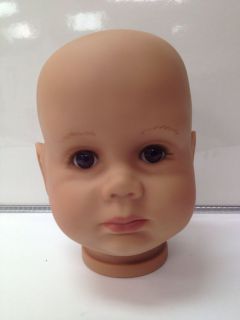 Vinyl Pat Secrist Baby Doll Kit Head Girl Brown Eyes Eyelashes