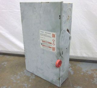 Eaton Cutler Hammer 200 Amp Safety Disconnect Switch Fusible General