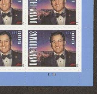 45c) Danny Thomas (forever) 2012 Issue   MNH Sheet of 20