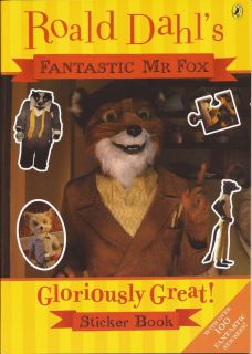 MR FOX Gloriously Great Sticker Activity Book Roald Dahls 100 NEW
