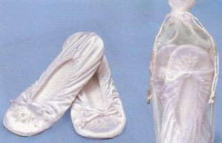 Wedding Brides Ballerina Slippers Size Medium 7
