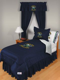 Notre Dame NCAA 8 Piece Full Comforter Bed Set, NEW