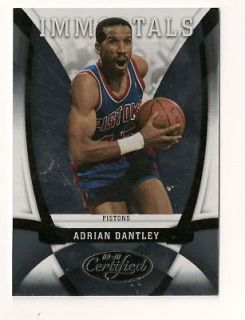 09 10 Certified Adrian Dantley #157 Pistons 222/500 *A2N