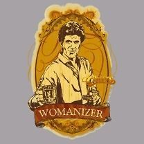 TV Show Sam Malone Womanizer Ted Danson Licensed Tee Shirt Adult S 3XL