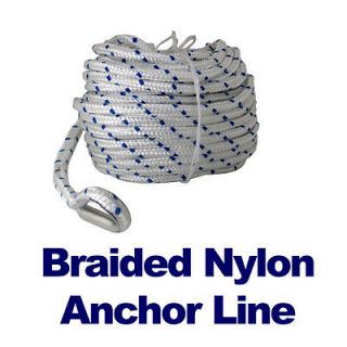 New 300x3/8 Braided Nylon Boat Anchor Rope/Line with Thimble