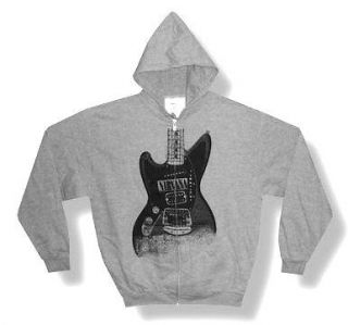 NIRVANA   GUITAR GRUNGE ZIP UP SWEATSHIRT HOODIE   NEW ADULT SMALL S