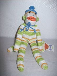 Monkeez 8 Mini Sock Monkey Plush Figure (Darby)