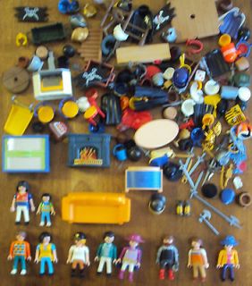 Playmobil 200+ pc. Lot   Includes 10 Playmobil People