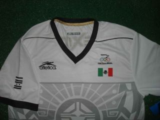 MEXICO Olympic Soccer Team Away Jersey Large New Atletica London 2012